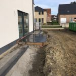 Terras met gepolierde beton - Massaert bvba